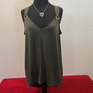 Michael Kors army green tank